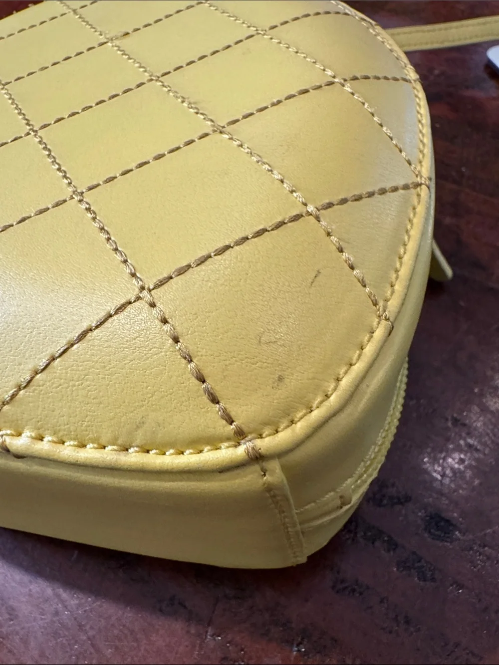 kate spade Yellow Pineapple Crossbody with Green Top